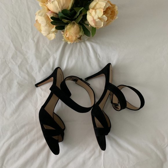 Antonio Melani Judena Women´s Black Ankle Strap Heels, Size 9 - Picture 9 of 16